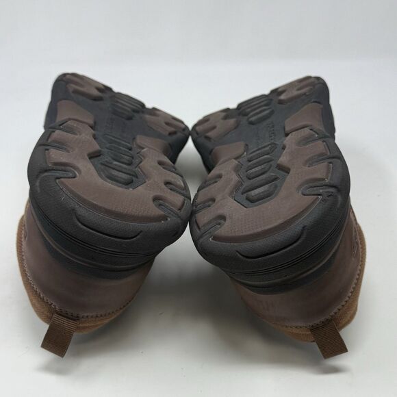 Skechers Expended Seveno Shoes Mens 11 Brown Leather Slip On Casual Loafers